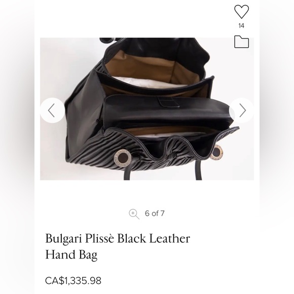 BVLGARI vintage bag (authentic) use 2x only. It’s in excellent condition. - Picture 1 of 11